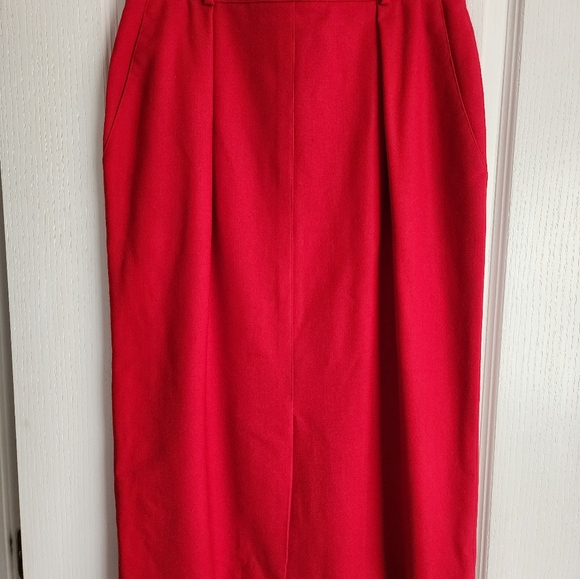 Fabulous Vintage Evan Picone Wool Box Pleats A-line S